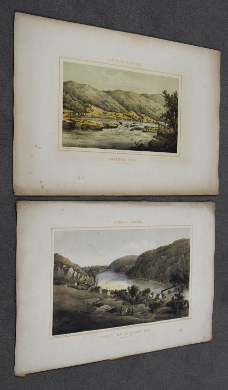 Two Edward Beyer "Album of Virginia" Lithographs (1 of 3)