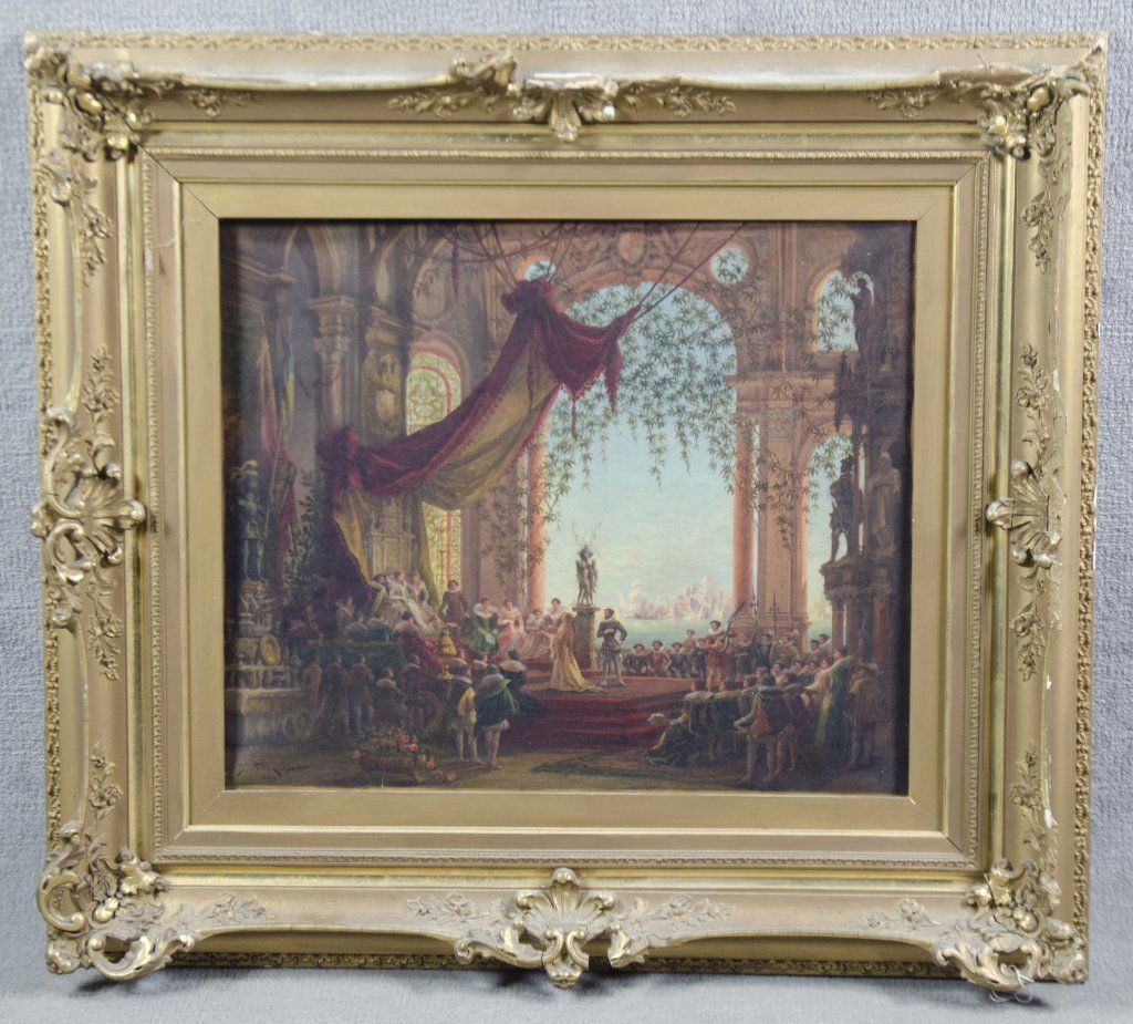 G. Felix Lenoir Oil on Canvas (1 of 3)