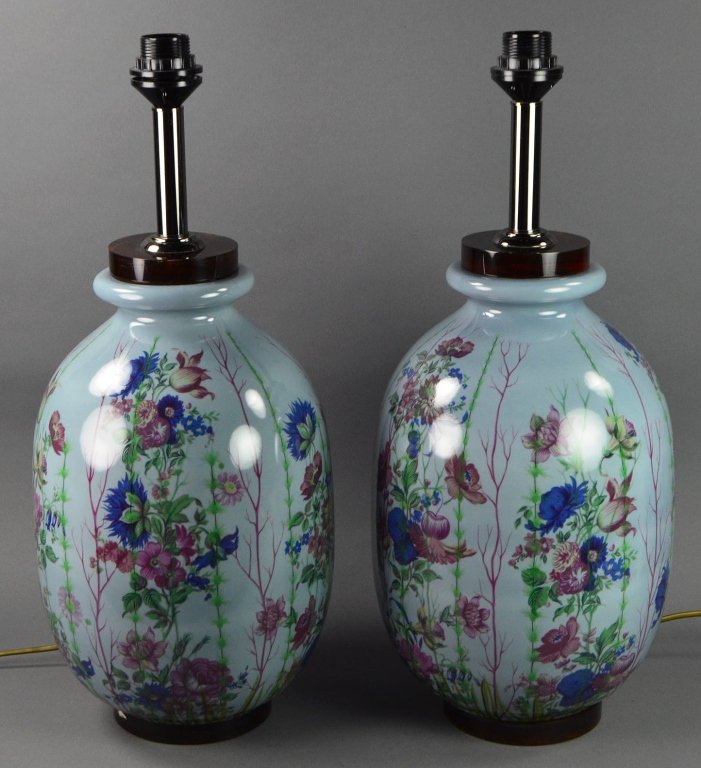 Pair of Mangani Italian Table Lamps (1 of 3)