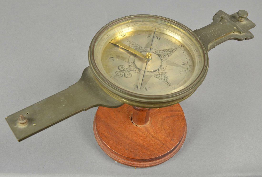 Benjamin Chandlee Surveyor\\\'s Compass (1 of 5)