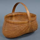Rare Shelton Sisters Oak Splint Basket