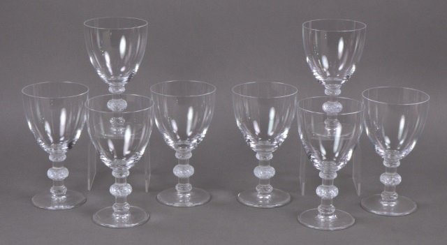 Set of Lalique Saint-Hubert Water Glasses (1 of 3)