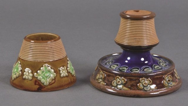 Two Royal Doulton Art Pottery Match Strikers (1 of 3)