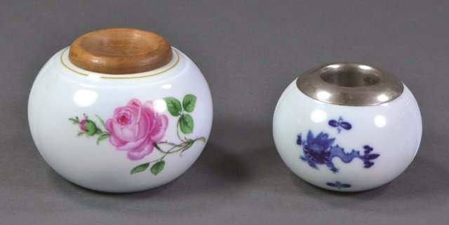 Two Meissen Porcelain Match Strikers (1 of 3)