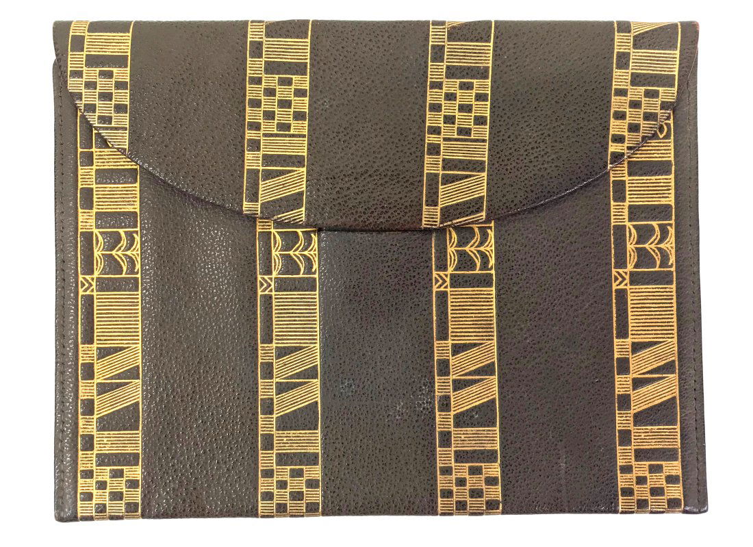 Antique Josef Hoffmann Weiner Werkstatte Leather Wallet. (1 of 19)