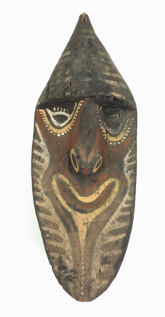 Old Papua New Guinea Yena Head Carved wood pigments (1 of 12)