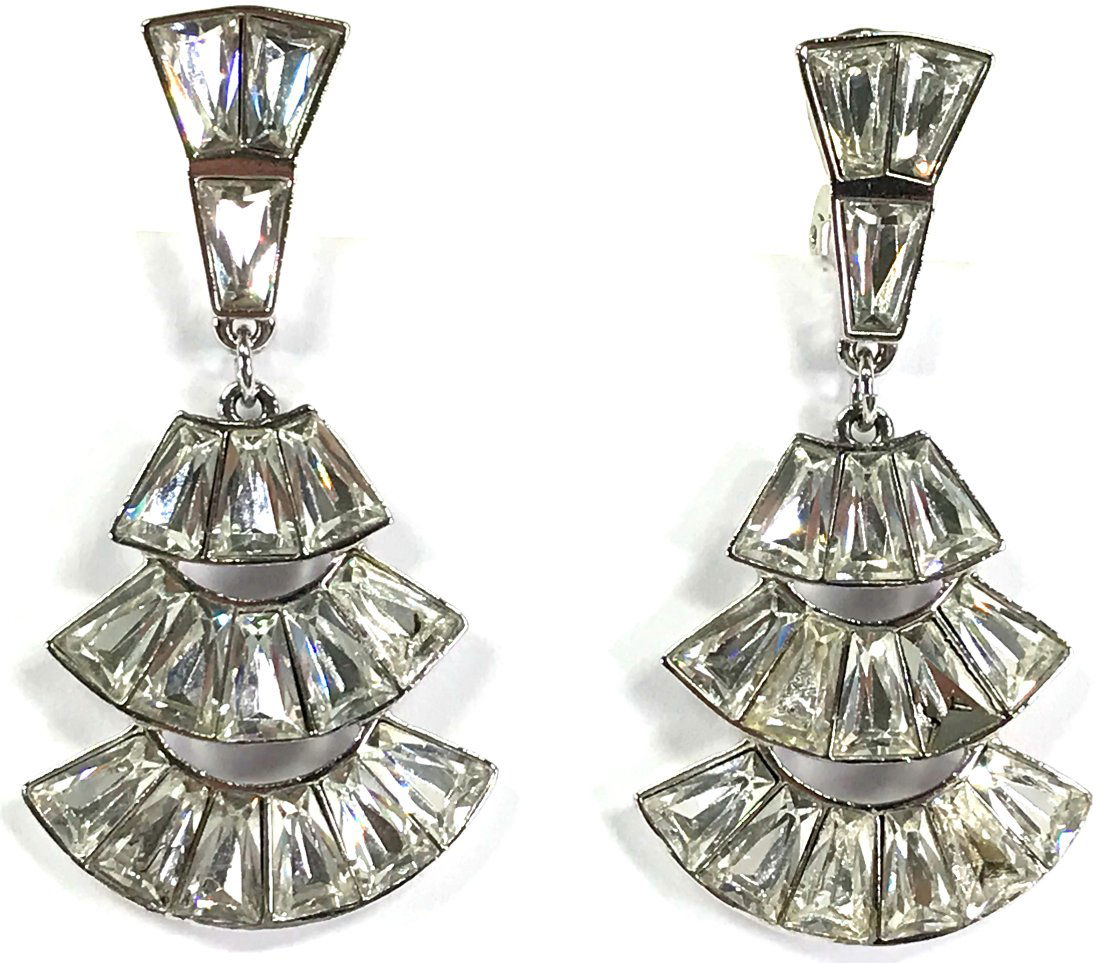 Vintage 80”s YSL Yves Saint Laurent earrings. (1 of 15)