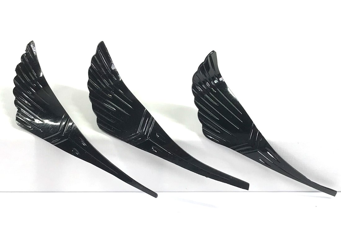 Vintage Art Deco Flapper Celluloid Feather Millinery Brooch (1 of 5)