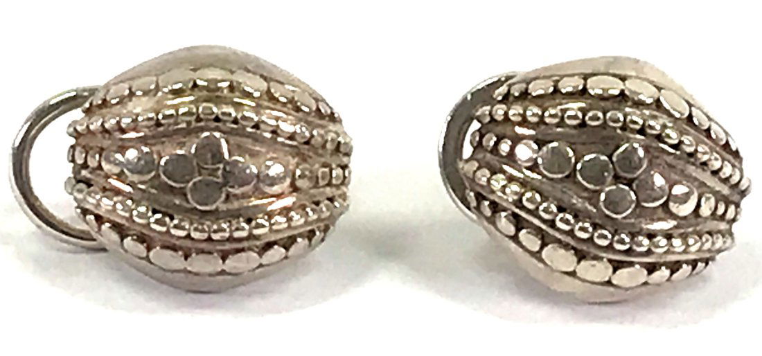 Vintage John Hardy Sterling Silver Clip on Earrings (1 of 17)