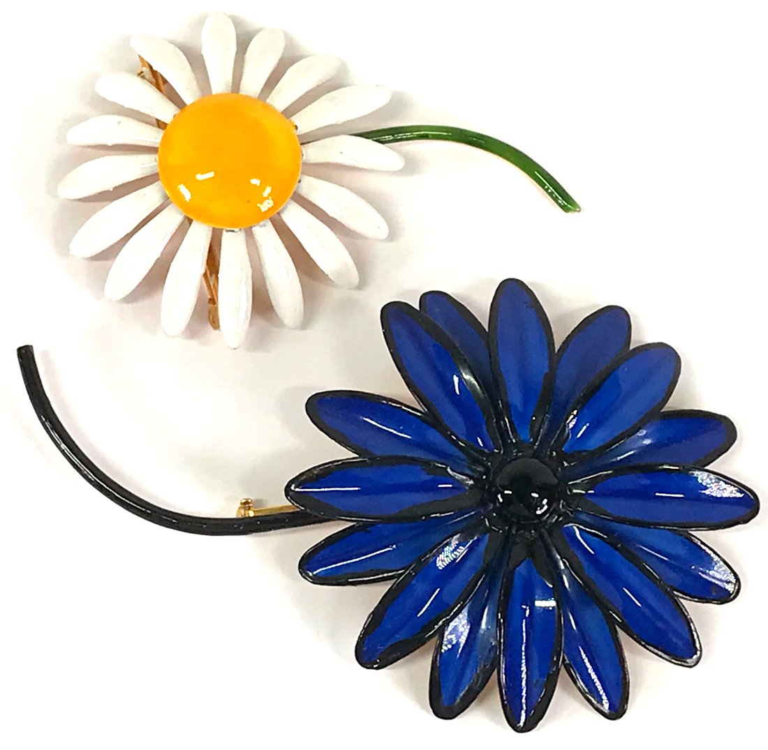 Vintage Original by Robert & Sandor Enamel Flower Brooch (1 of 15)