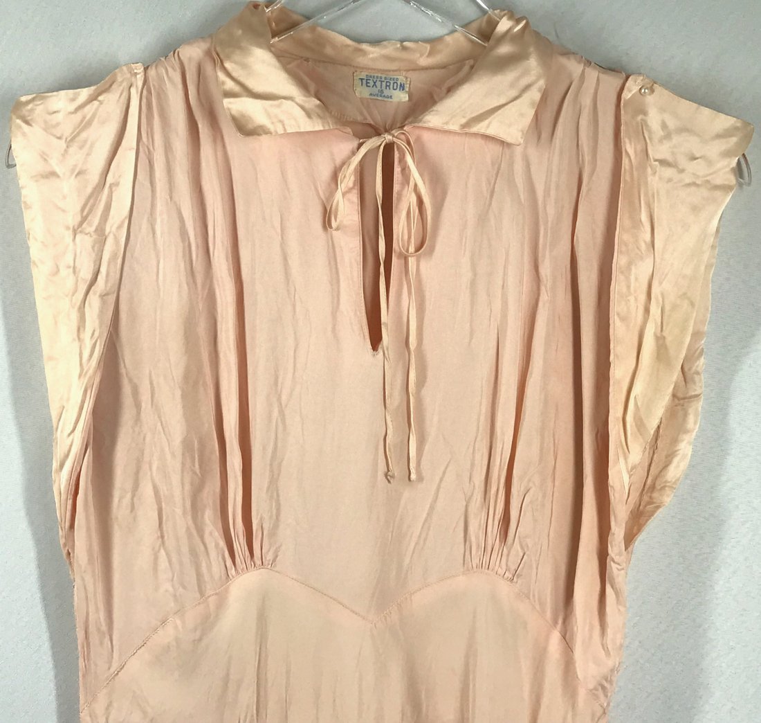 Vintage Mid Century Silky Lingerie Slip Maxi Dress.: Vintage Mid Century Silky Lingerie Slip Maxi Dress. Length: 58 inches. Dress Sized Fexton 16 Average label. No size label. For measures please refer to the pictures that were taken with a measuring ta