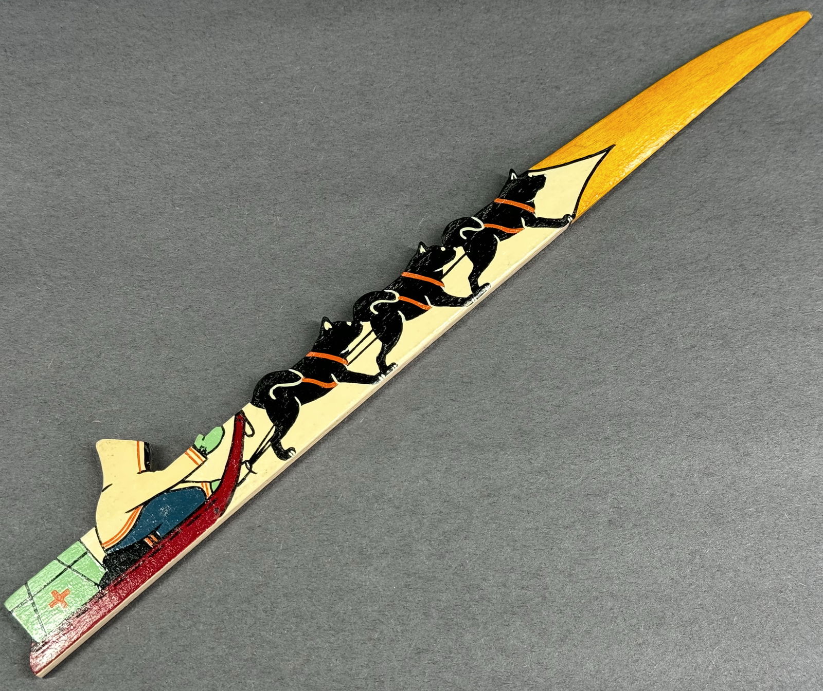 Vintage Grenfell Mission Labrador hand-painted letter opener. (1 of 12)