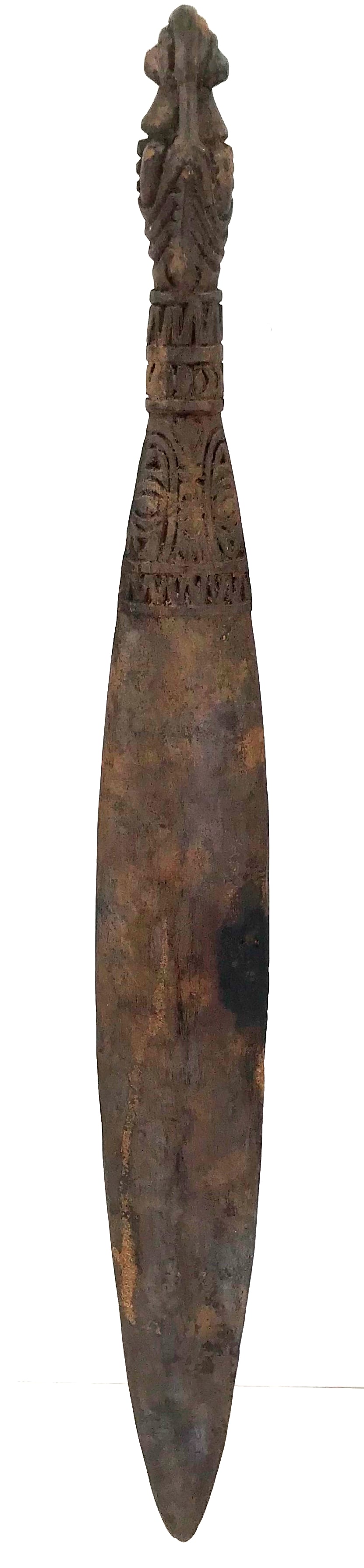 Papua New Guinea Carved Wood Sword Club (1 of 14)