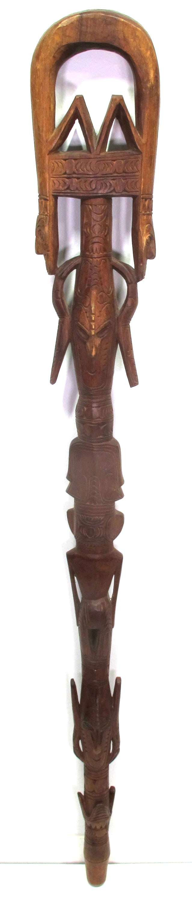 Papua New Guinea "BIG MAN" Walking Stick. (1 of 18)