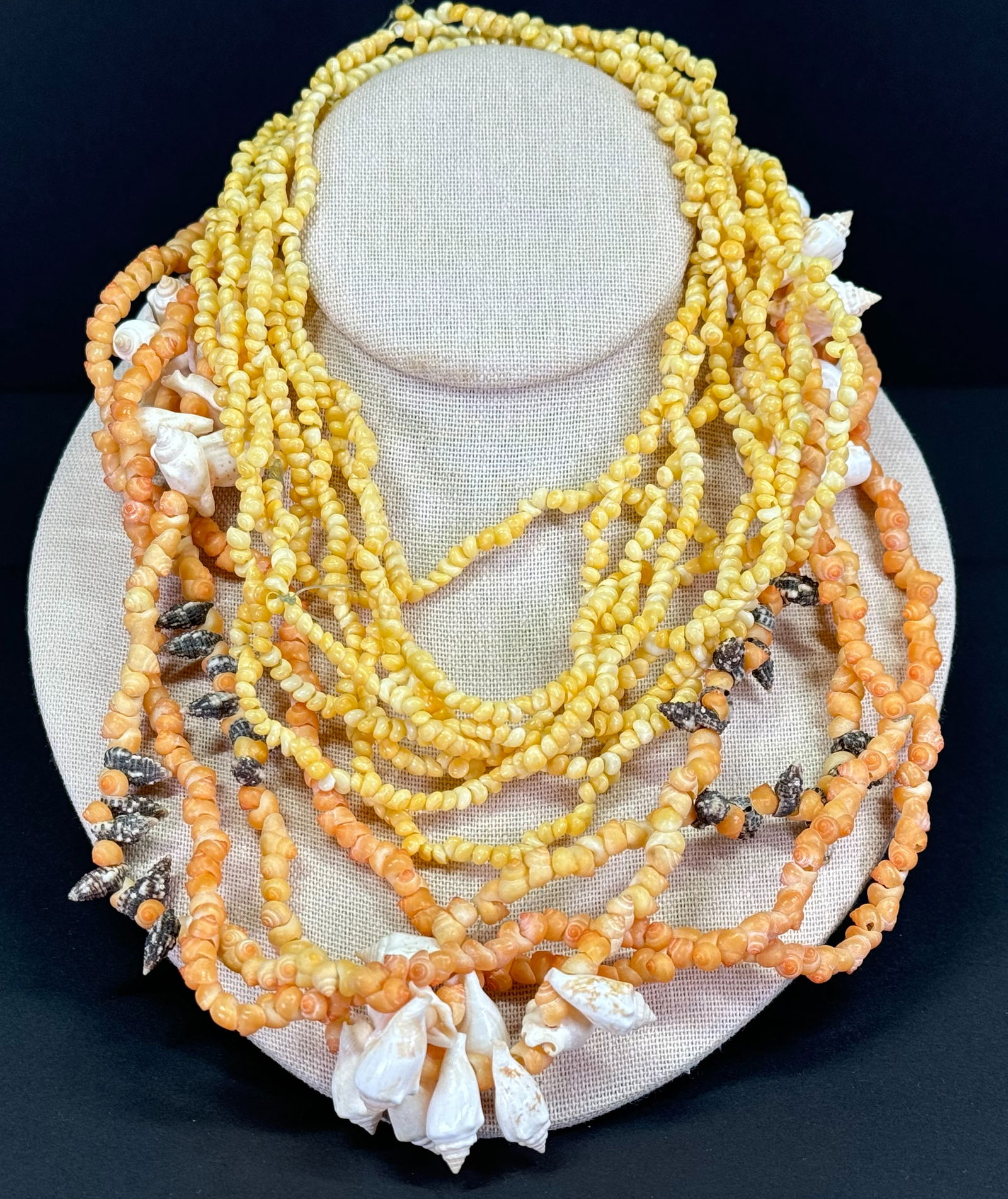 Vintage Hawaiian Assorted Shell Lei . Lot of 4. (1 of 18)