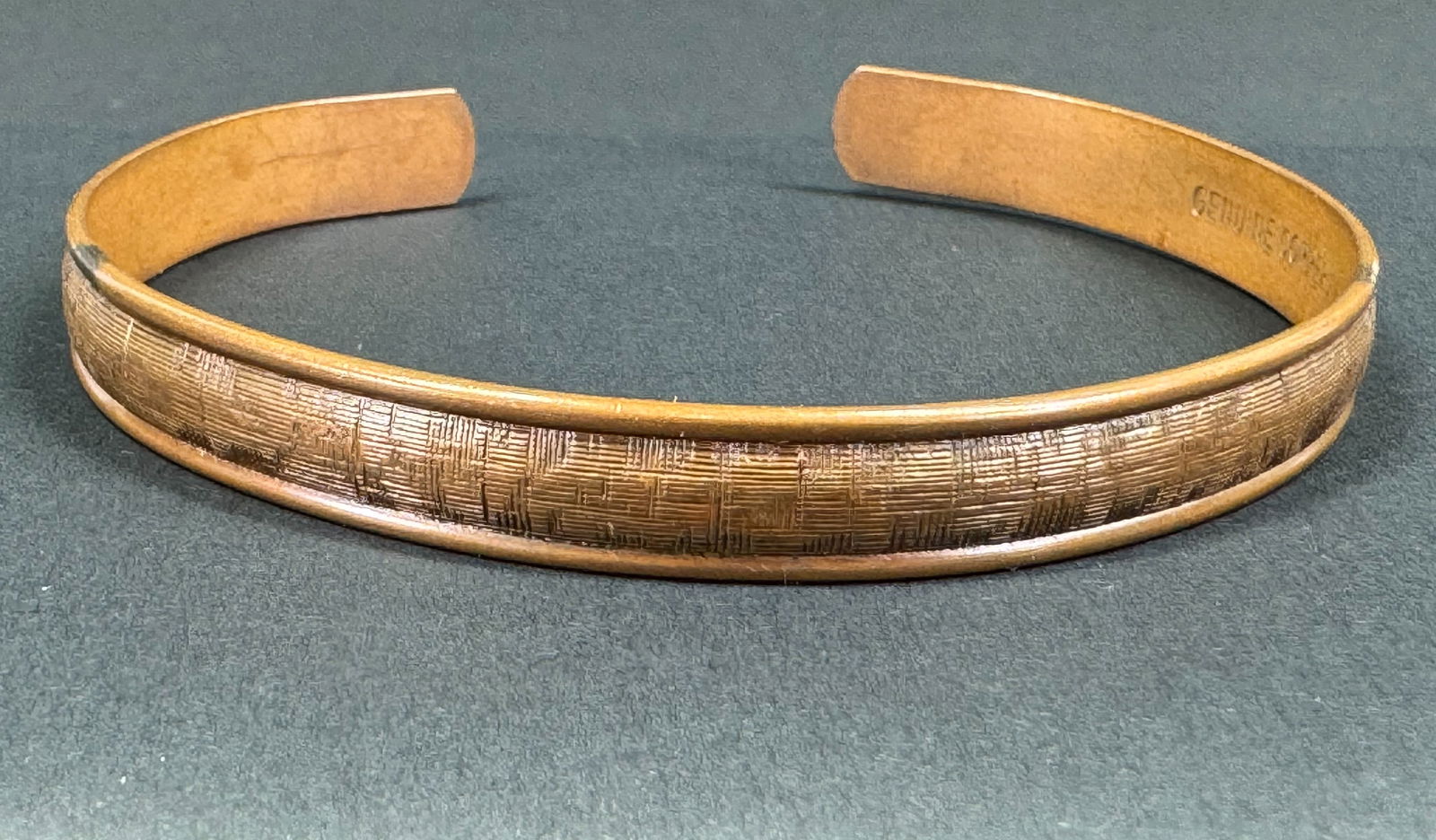 Vintage Southwestern style genuine copper cuff bracelet. (1 of 11)