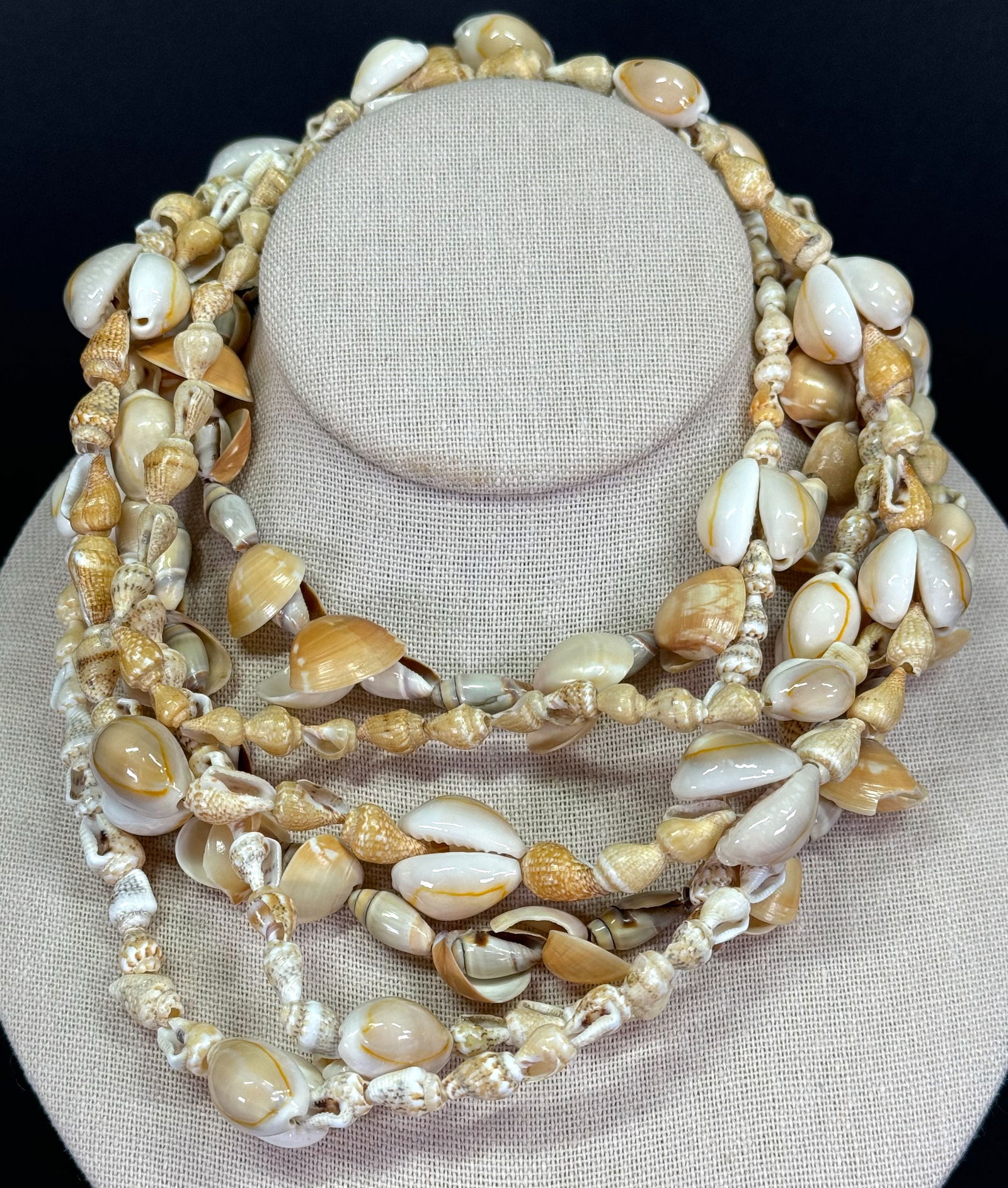 Vintage Hawaiian Assorted Shell Lei . Lot of 3 (1 of 18)
