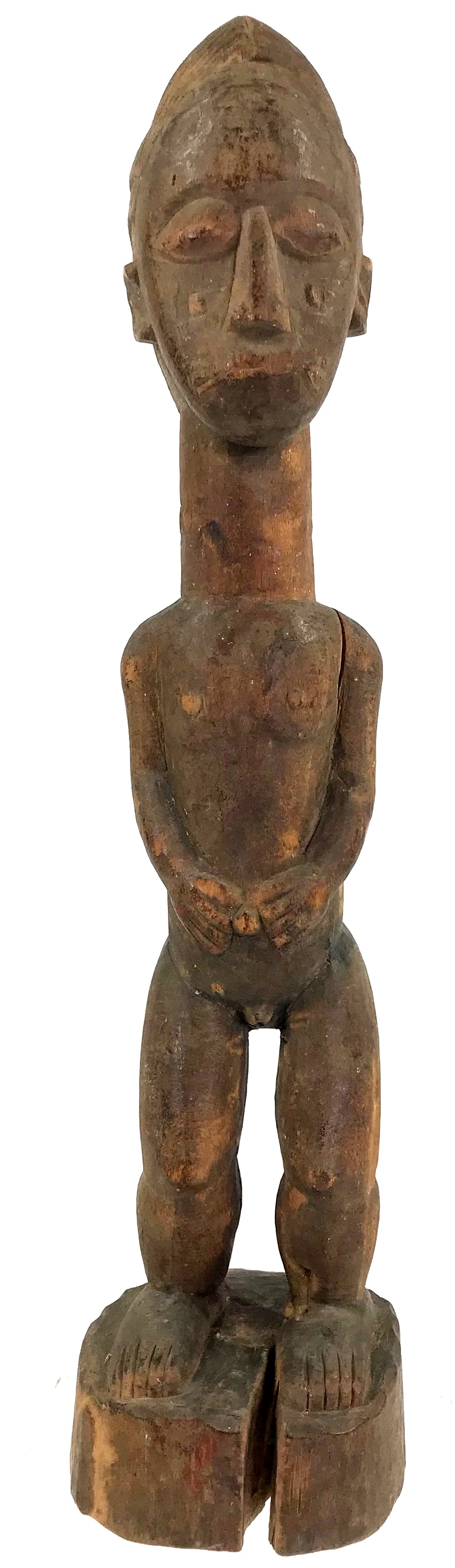 African Baule Ivory Coast Blolo Bian Figure (1 of 10)