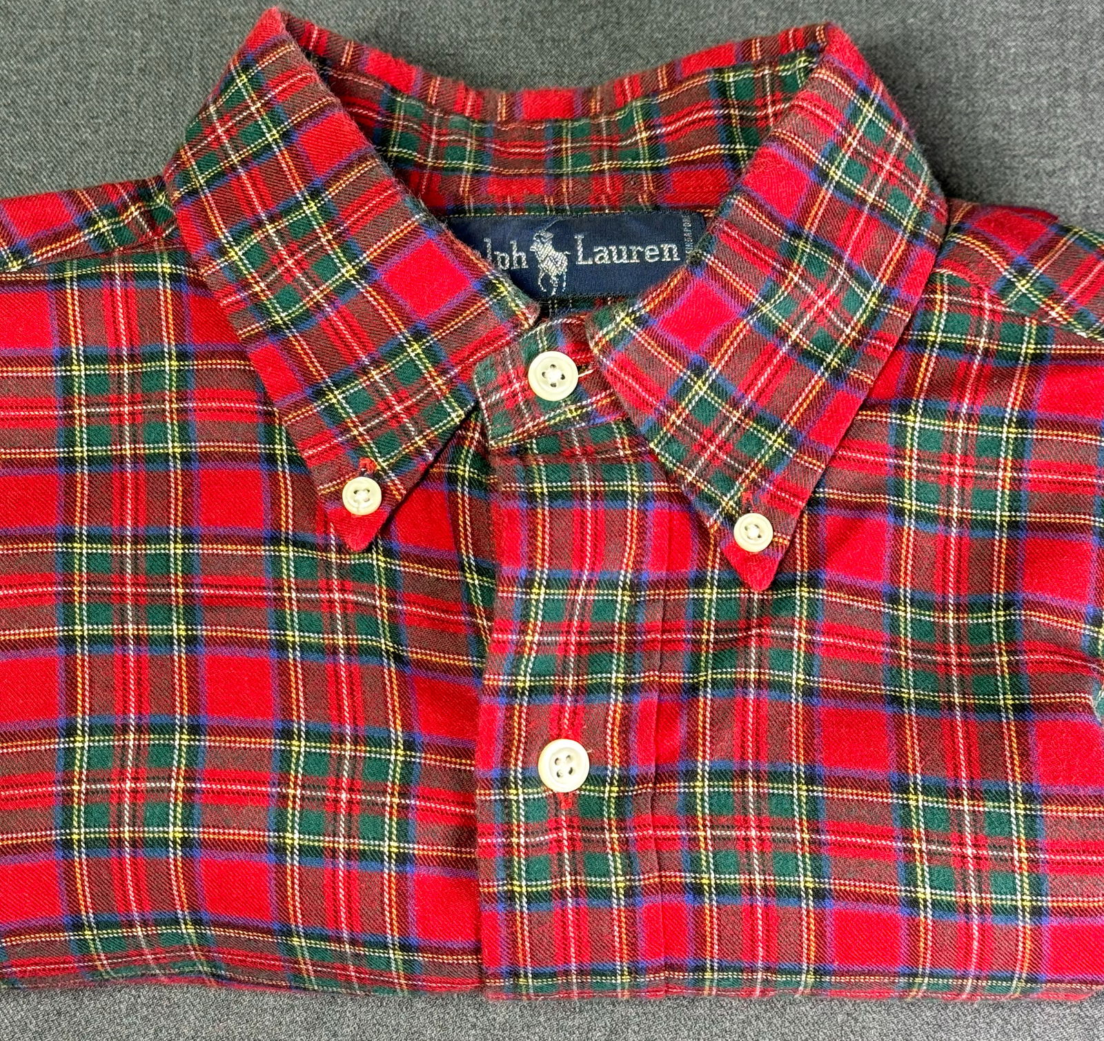 Vintage 90s  Polo Ralph Lauren Men’s Shirt. 100 % cotton. Size M (1 of 5)