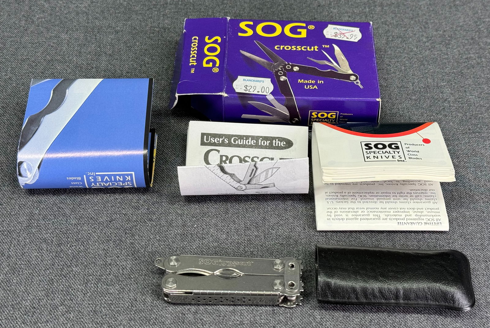 Early Unused New Old Stock Sog Crosscut Multi- Tool (1 of 6)