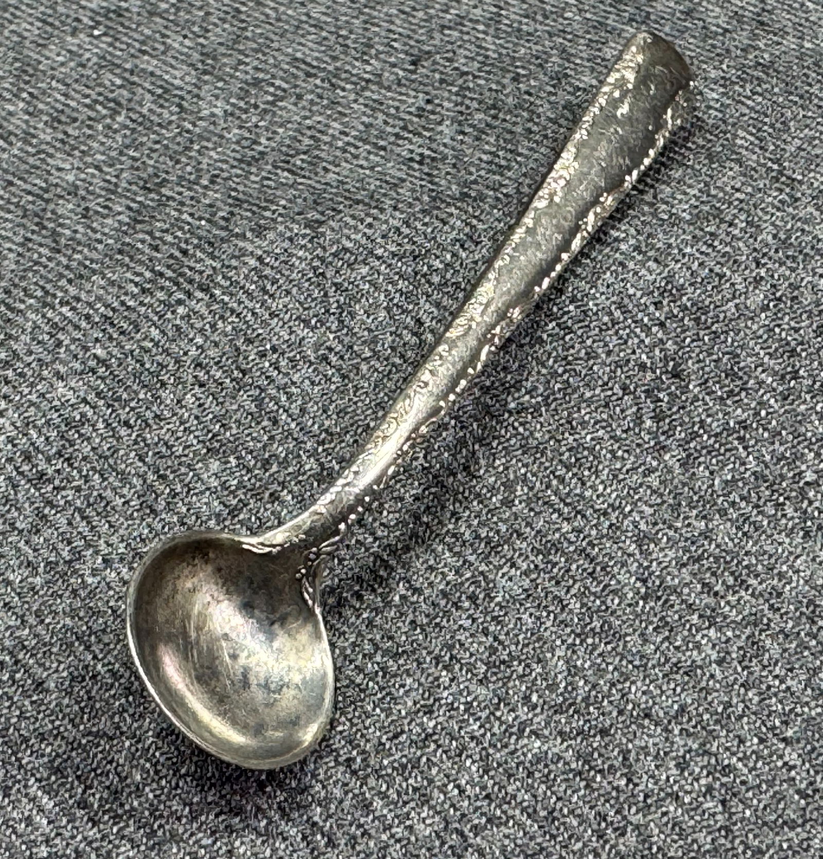 Vintage Gorham sterling silver miniature spoon pin brooch (1 of 8)