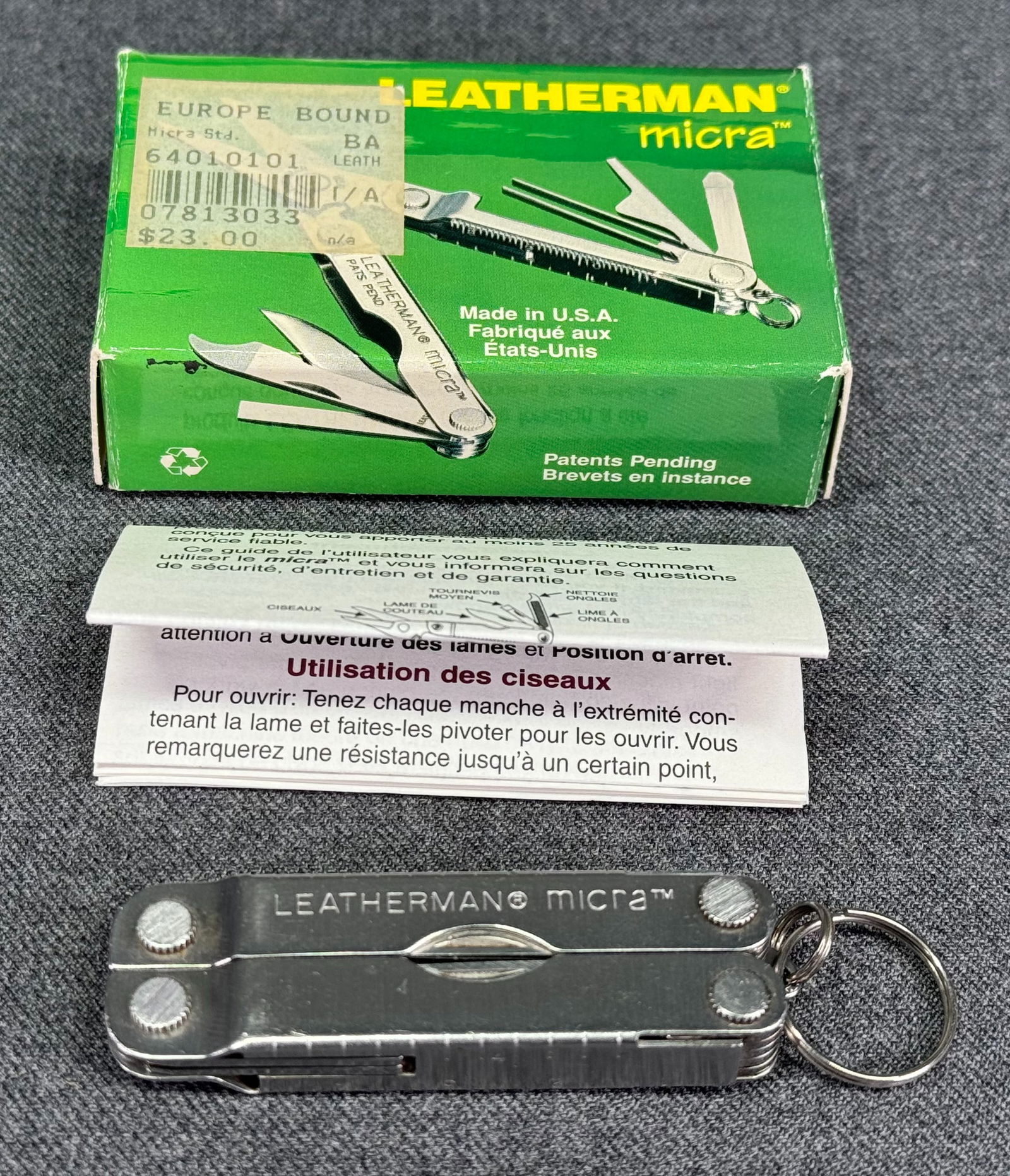 Early Unused New Old Stock Leatherman Micra Multi- Tool (1 of 6)