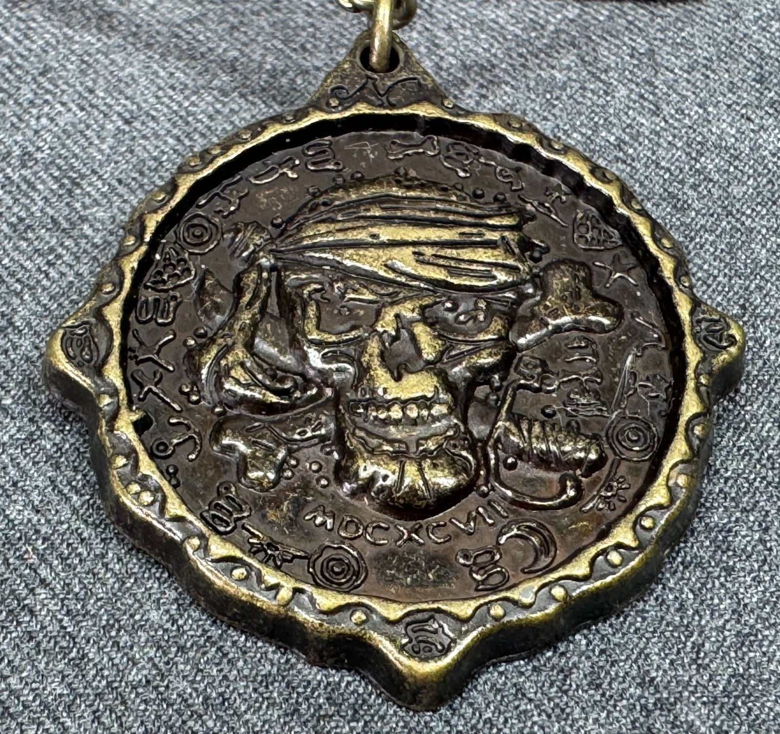 Disney Parks The Pirates League Collectible Medallion Coin Necklace (1 of 7)