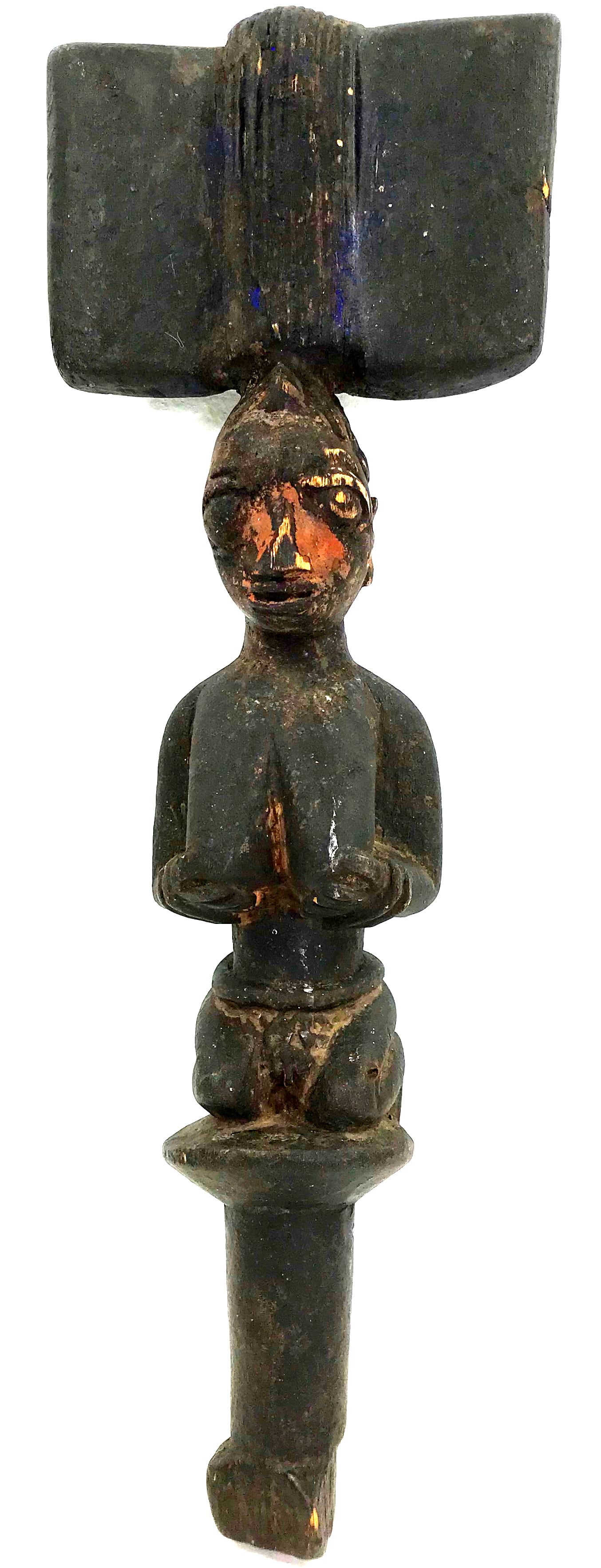 African Yoruba, Nigeria, Shango Staff. (1 of 12)