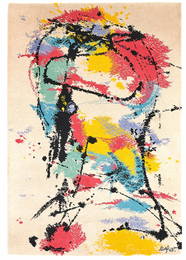 Robert Jacobsen Evolution 1984 Wool Rug Denmark