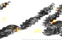 FarFan Mexico Modernist Tiger Eye Sterling Bracelet