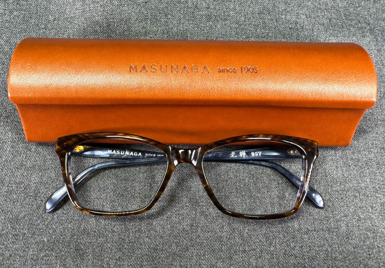 Masunaga Model: 057 Size 52/17-145 Eyeglasses Frame with Case. Made in Japan 73 #15 (1 of 17)