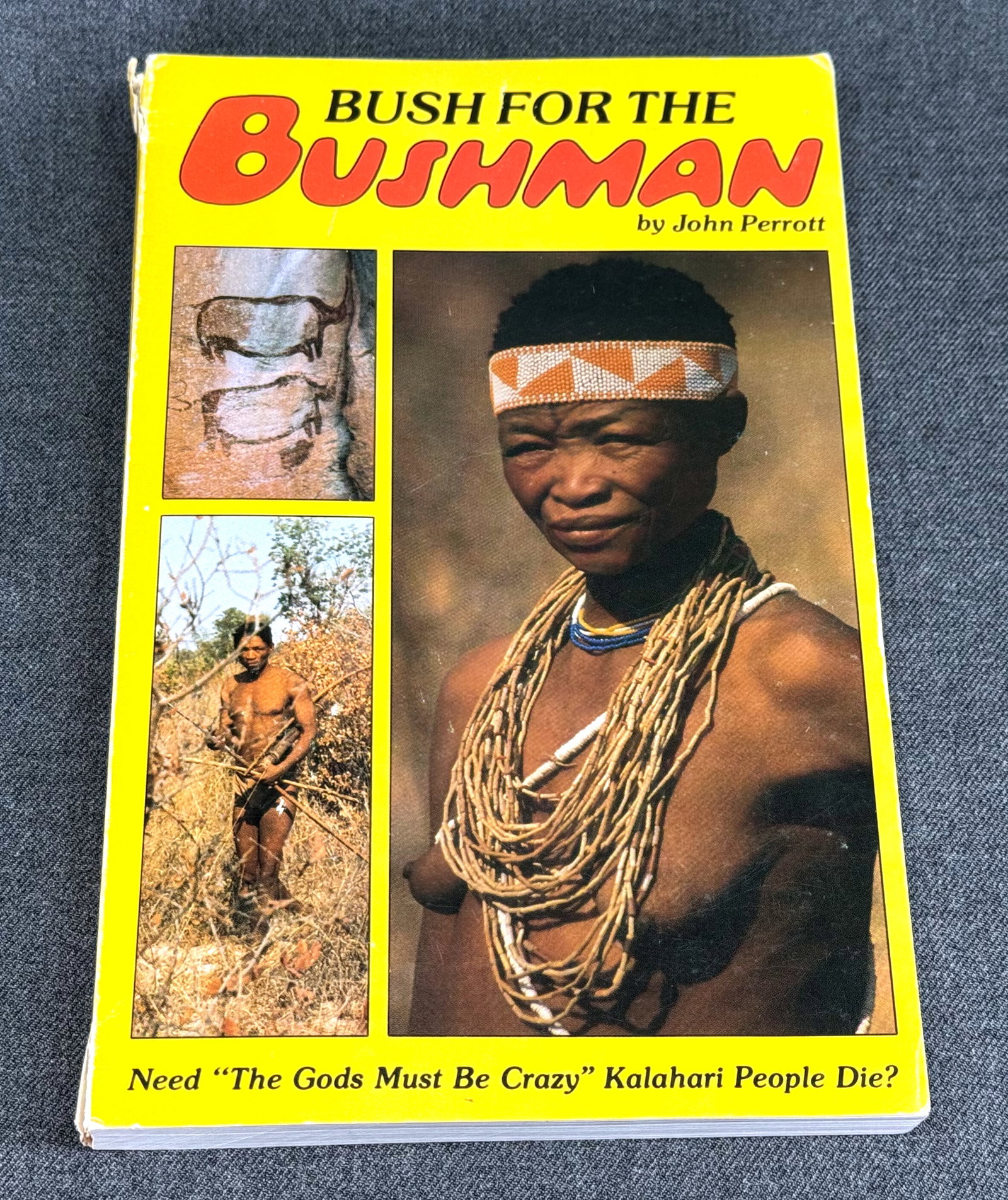 Bush for the Bushman by John Perrot . Book about the African San people: Bush for the Bushman by John Perrot. Book about the African San people.Tears in the spine.. For measures please refer to the pictures taken with a measuring tape. Weight: 11 Grams. IN HOUSE Estimated*