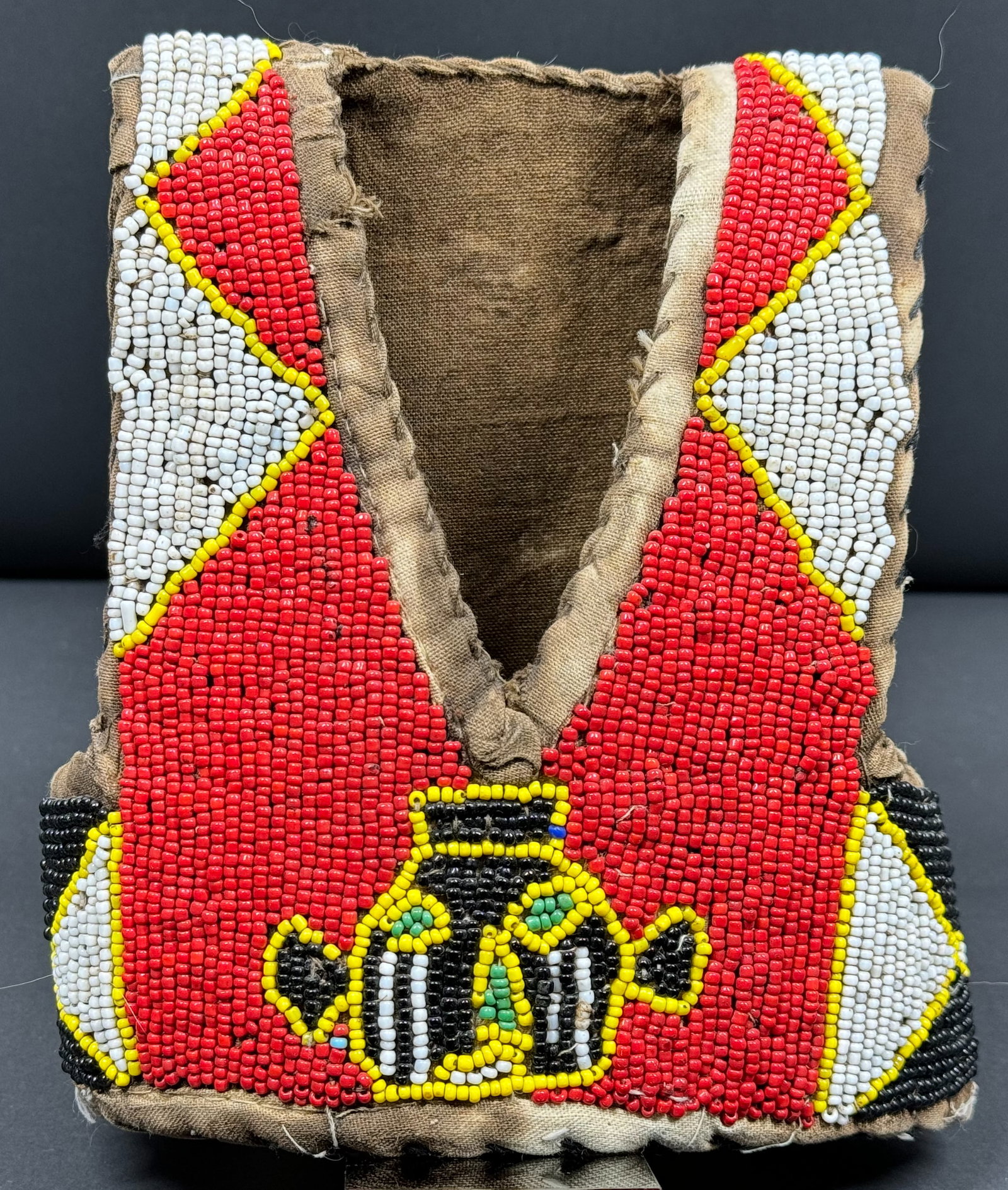 African Yoruba Nigeria Ibeji Gown. Cloth, beads.: African Yoruba Nigeria Ibeji Gown. Cloth, beads. For measures please refer to the pictures taken with a measuring tape. This is a NO RESERVE AUCTION: there are no hidden or confidential reserves, all 