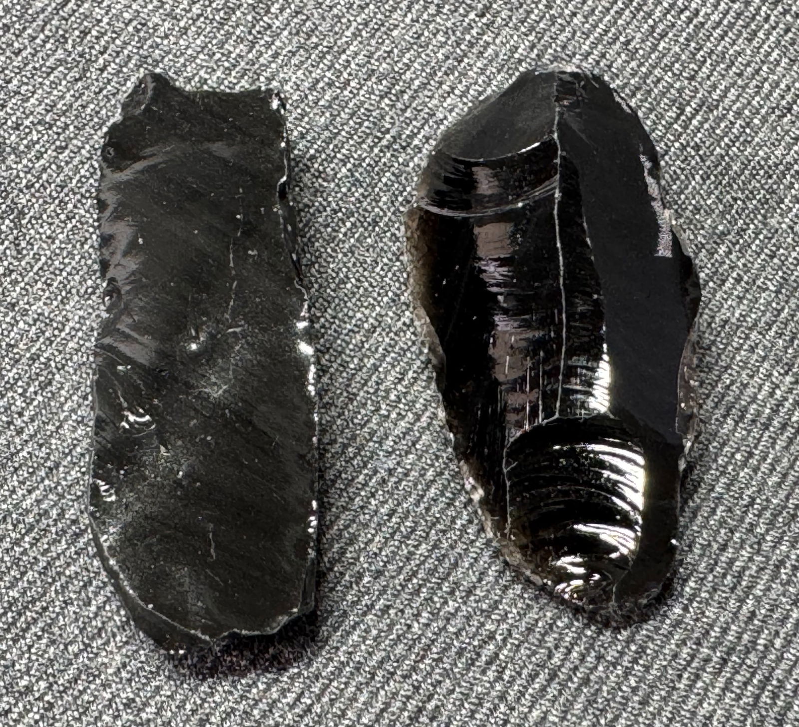 Two South American Patagonia Neolithic Obsidian Blades (1 of 5)