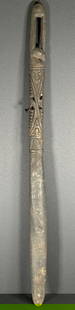 Papua New Guinea Club. Carved wood.: Papua New Guinea Club. Carved wood. It measures 27 3/4 inches long and 1 3/4 inches widest. This is a NO RESERVE AUCTION: there are no hidden or confidential reserves, all acceptable bidding commences
