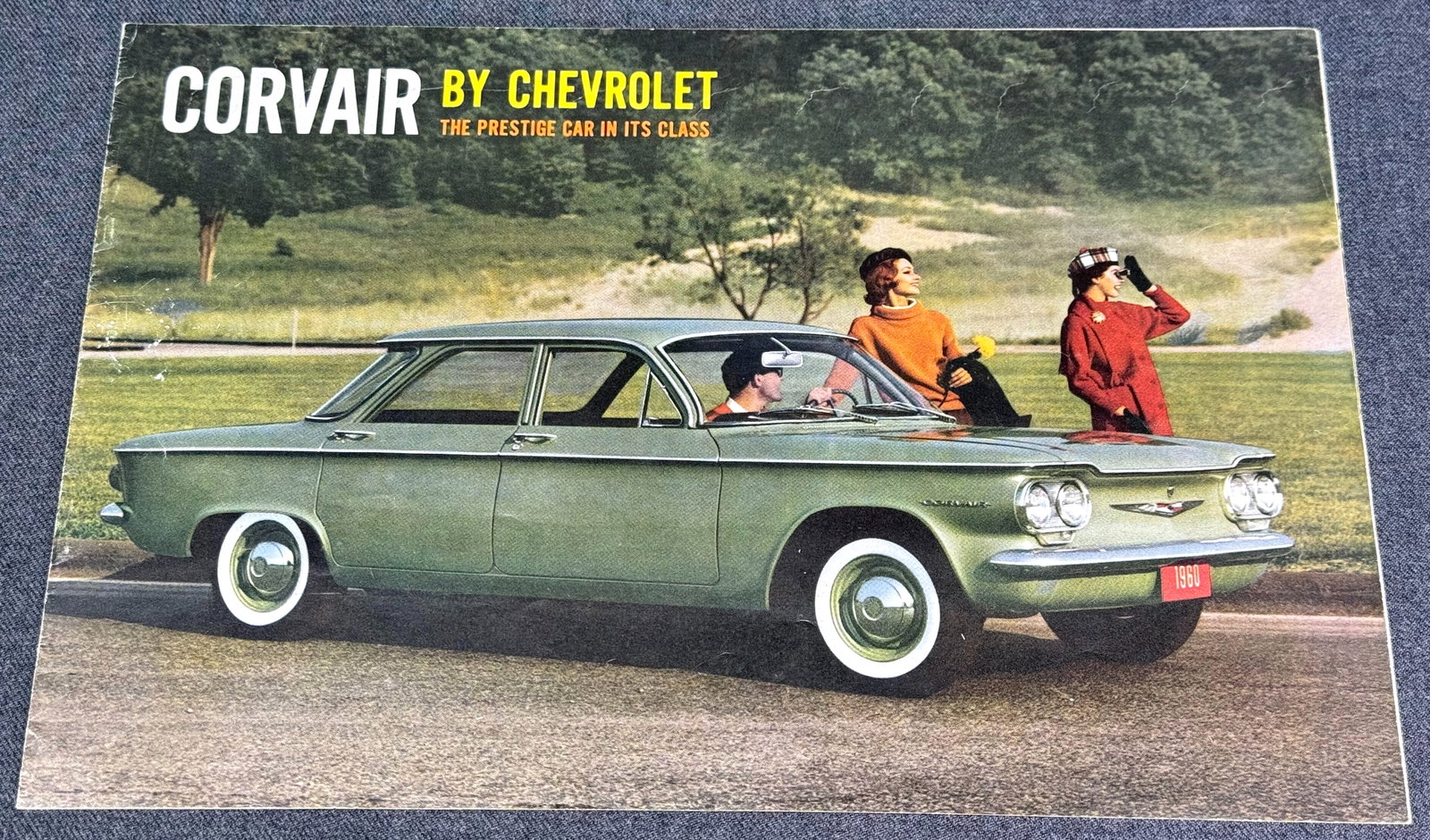 1960's Chevrolet Corvair Sales Brochure: 1960's Chevrolet Corvair Sales Brochure. For measures please refer to the pictures taken with a measuring tape. IN HOUSE Estimated* shipping and handling cost within the U.S. : $8 We combine shipping.