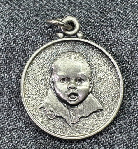 Beautiful Vintage Beau Sterling Gerber Baby Charm - Main Image