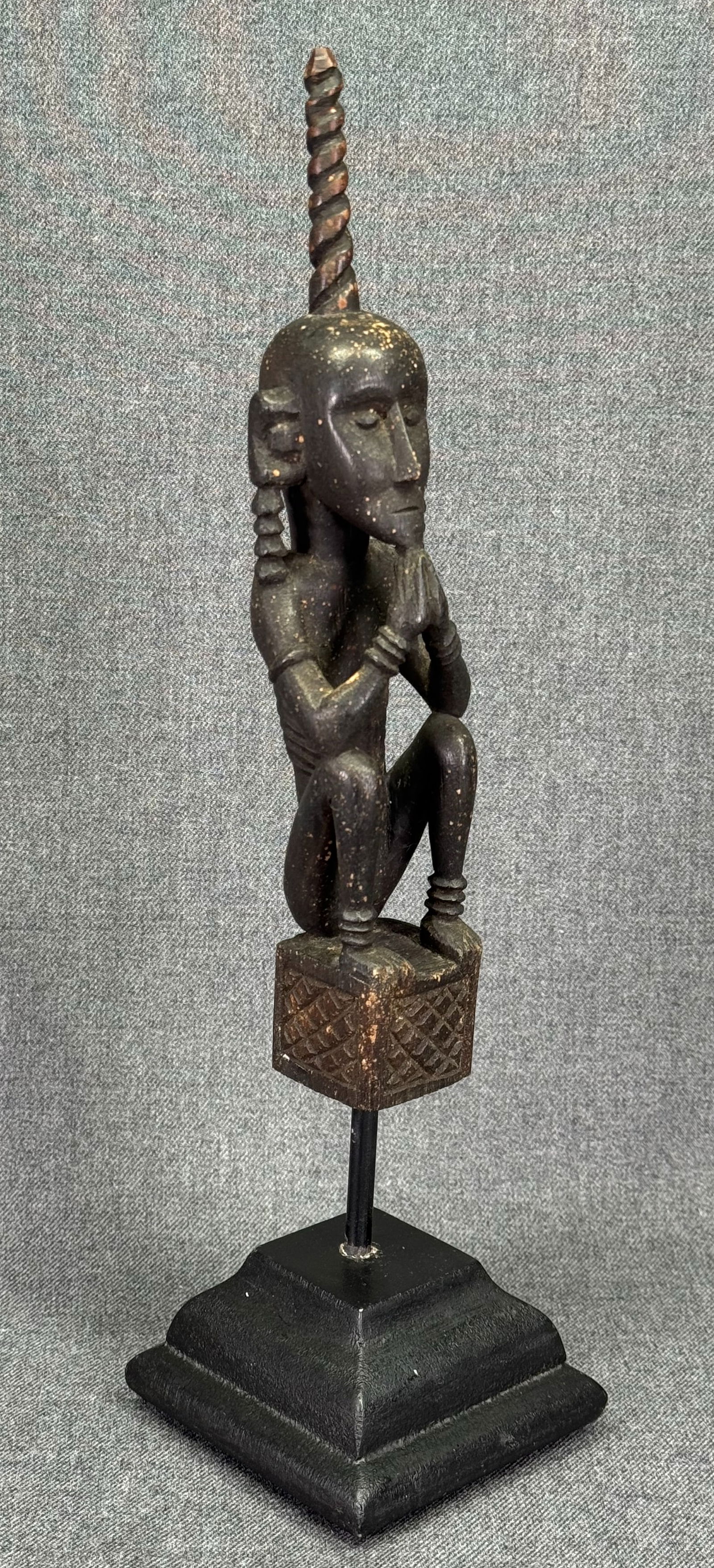 Moluccas Island Ancestor Figure on Wooden Base (1 of 10)