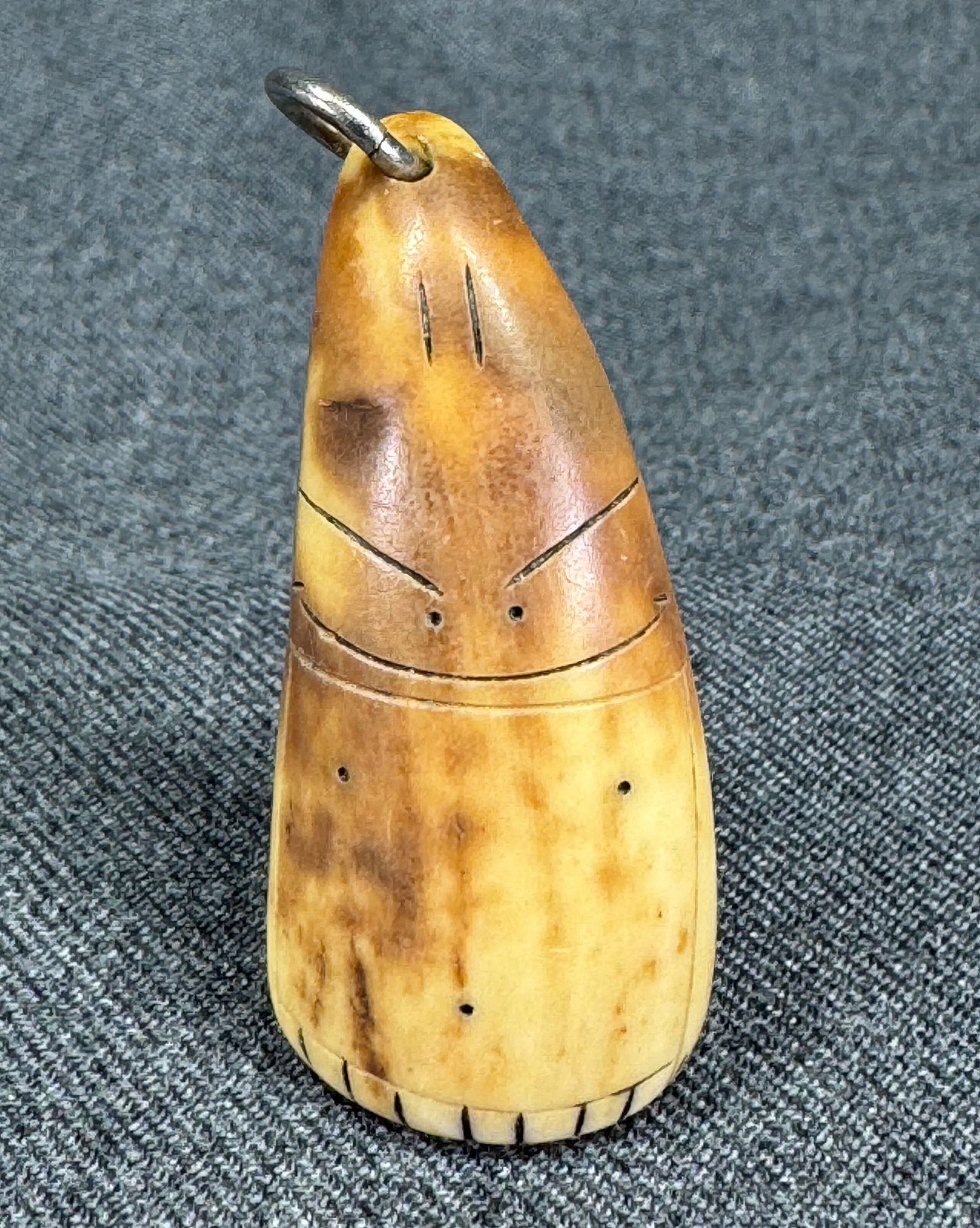 Vintage Alaskan souvenir resin good luck Billiken pendant (1 of 8)