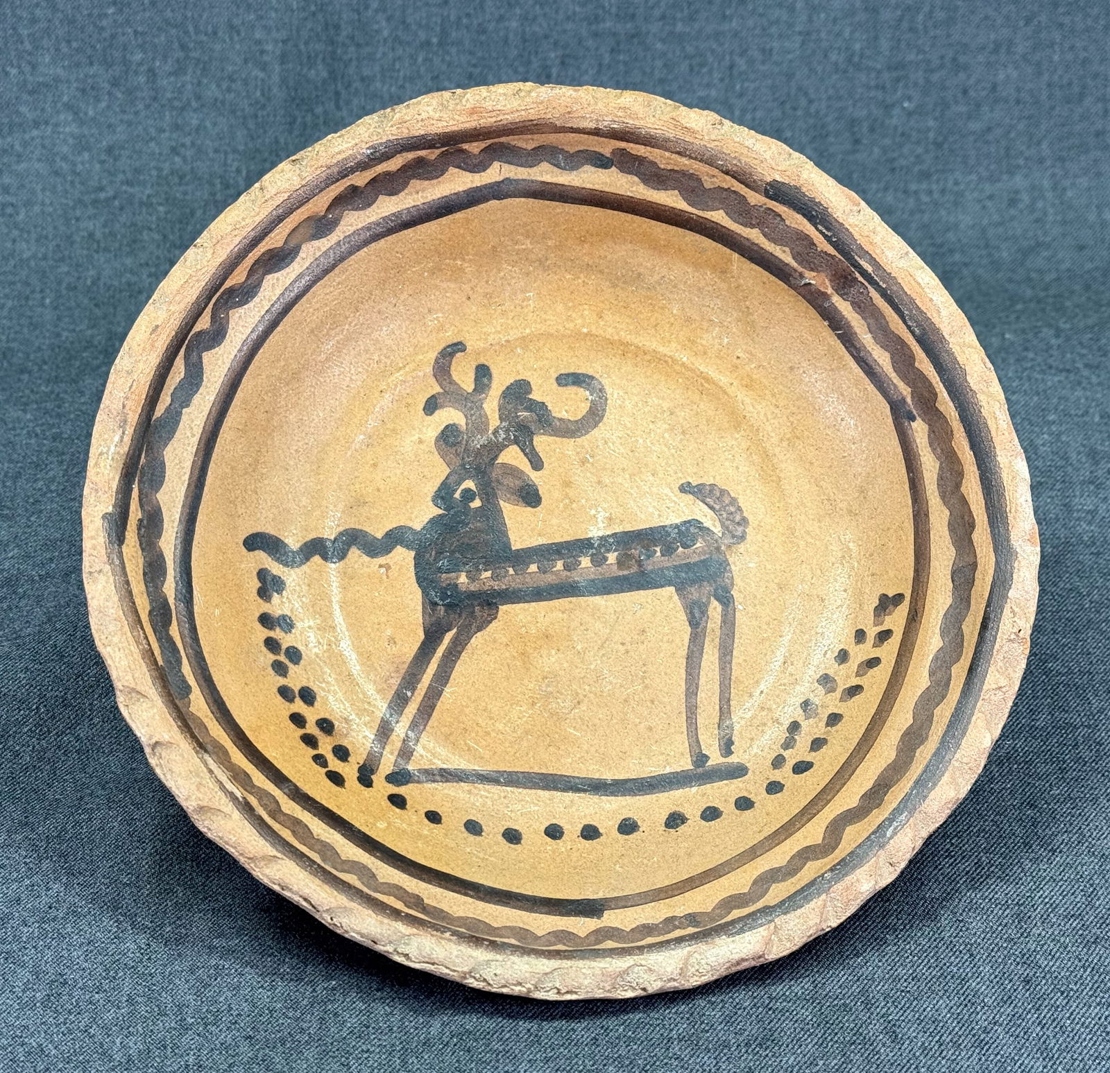 San Miguel Allende Mexico Pottery Bowl.: IN HOUSE FLAT SHIPPING & HANDLING COST WITHIN ALL THE U.S. : $14 To bypass LiveShipping, and use our In-House shipping service for $14 or shipping combined for multiple lots, please select “Arrange