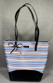Vintage Kate Spade Striped Tote