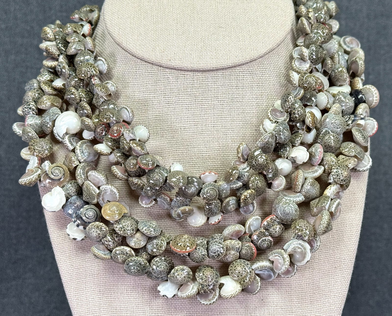 Vintage Hawaiian shell lei necklaces. Lot of 2 (1 of 7)