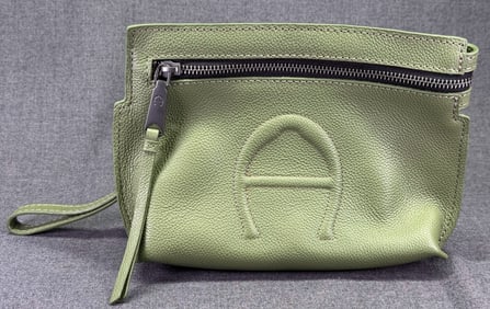 Etienne Aigner Adeline Clutch In Army Green