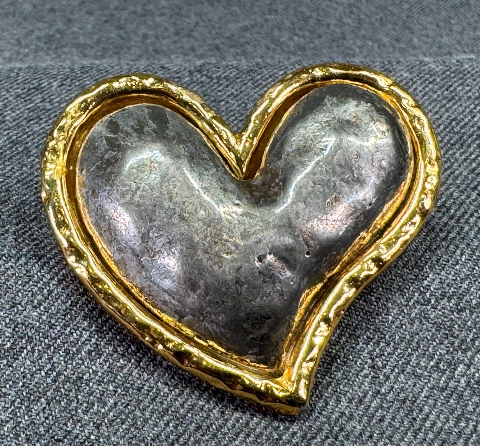 Vintage Edouard Rambaud Paris Heart Brooch Pin (1 of 9)