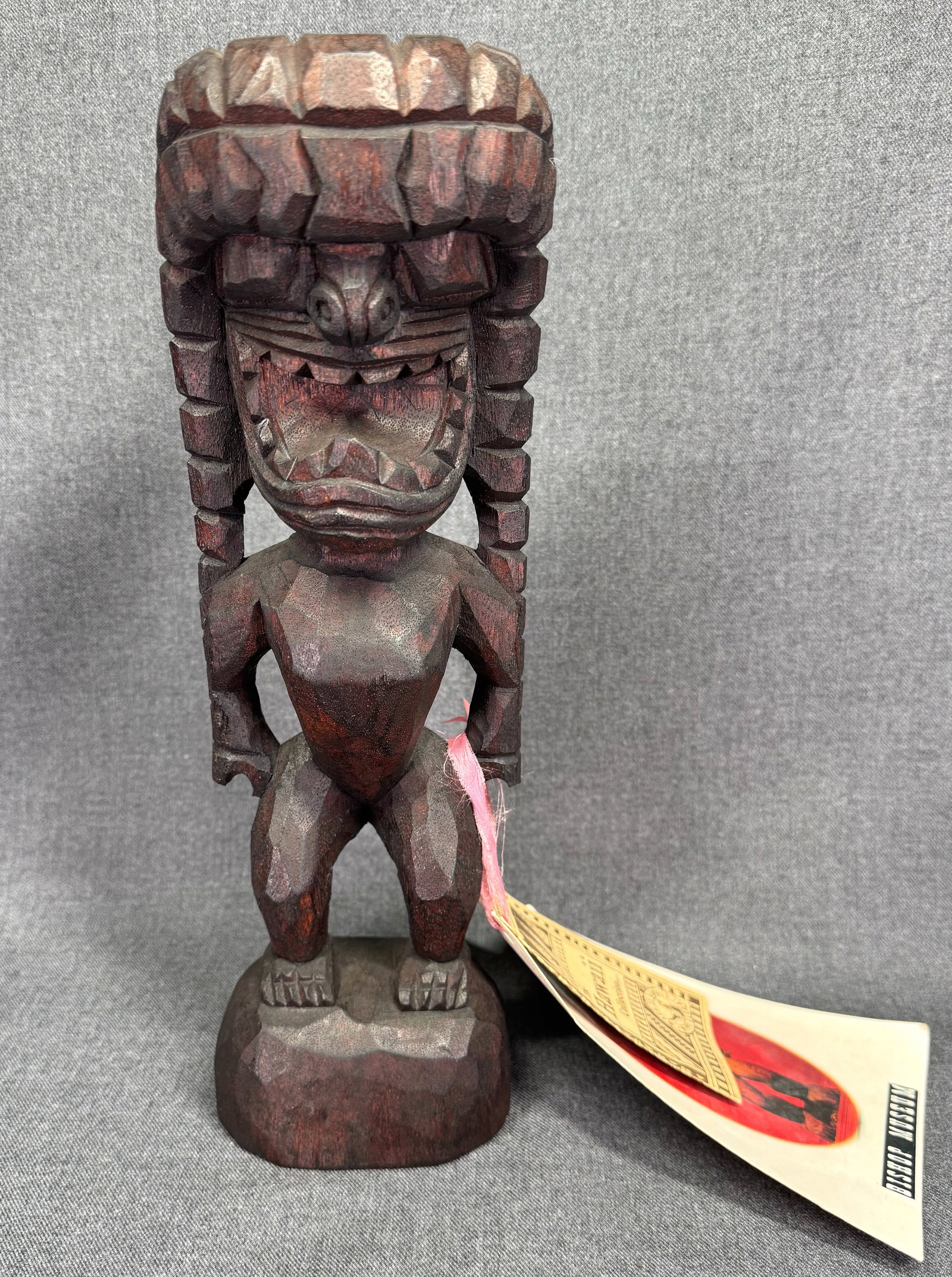 Vintage Hawaiian Kuka Ilimoku God Bishop Museum Replica: IN HOUSE FLAT SHIPPING & HANDLING COST WITHIN ALL THE U.S. : $16 To bypass LiveShipping, and use our In-House shipping service for $16 or shipping combined for multiple lots, please select “Arrange 