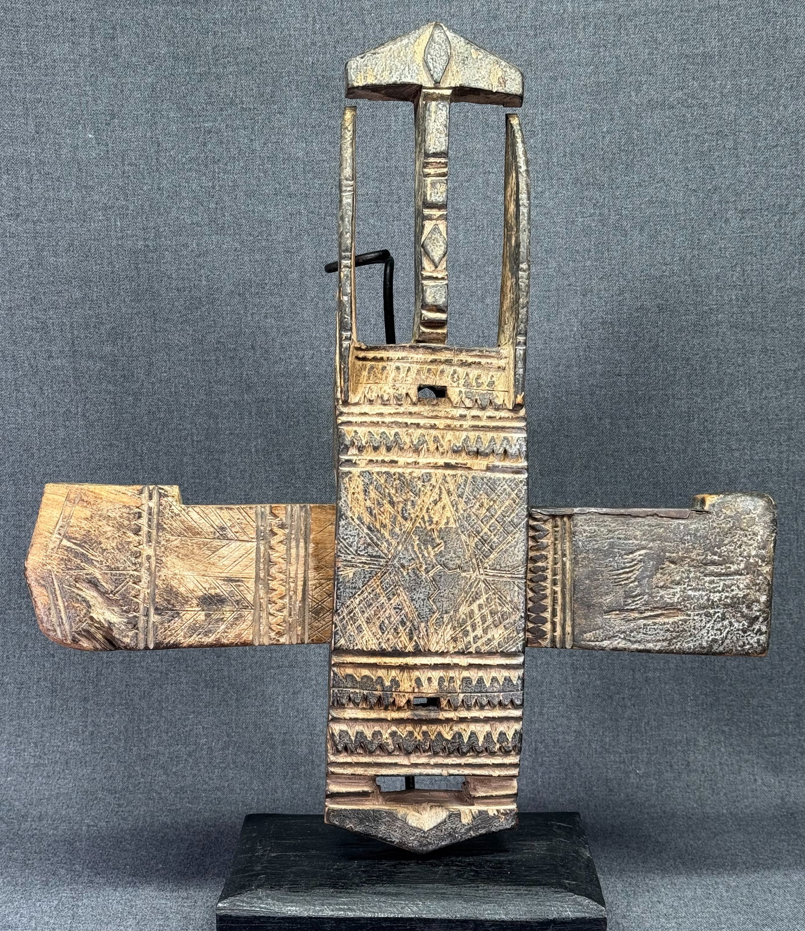 African Dogon Mali Door Lock With bolt. Carved wood, metal pins.: IN HOUSE FLAT SHIPPING & HANDLING COST WITHIN ALL THE U.S. : 19 To bypass LiveShipping, and use our In-House shipping service for 19 or shipping combined for multiple lots, please select “Arrang