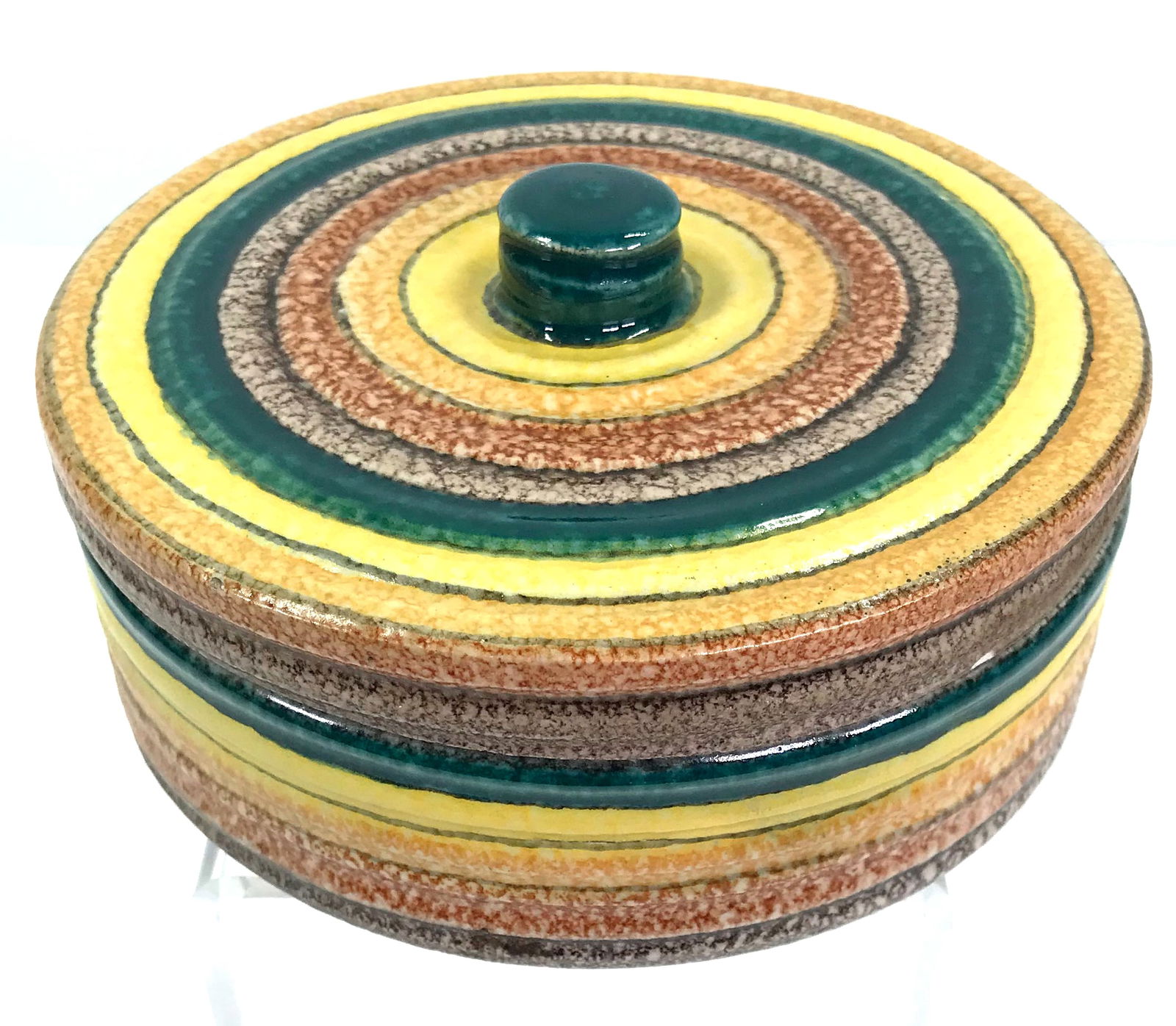 1930"s Futuristic Diulgheroff? Mazzotti Albisola Ceramic Box: IN HOUSE FLAT SHIPPING & HANDLING COST WITHIN ALL THE U.S. : 14 To bypass LiveShipping, and use our In-House shipping service for 14 or shipping combined for multiple lots, please select “Arrang