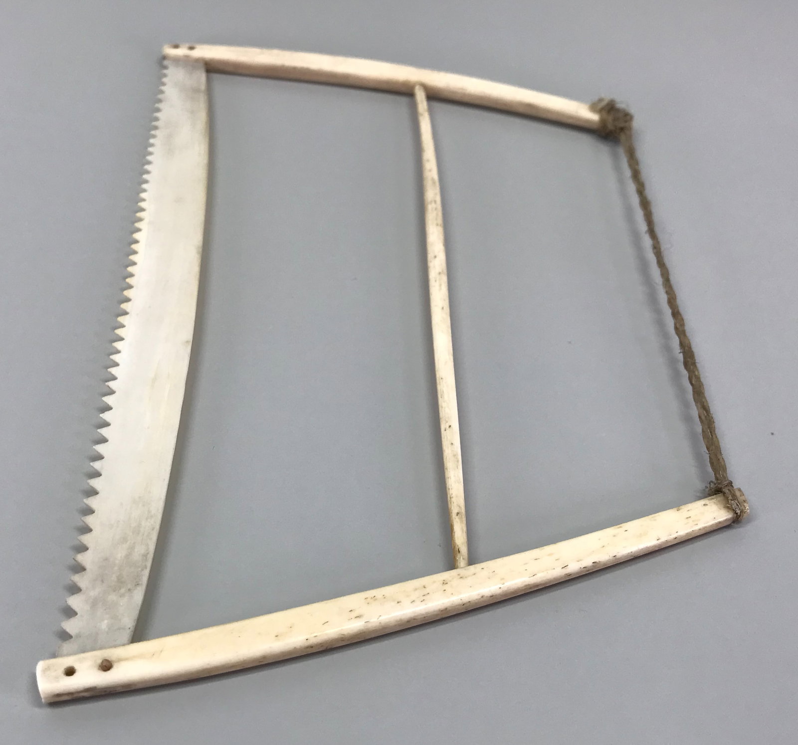 Antique Mid 19th Century Sailor-Made Miniature Frame Saw.: IN HOUSE FLAT SHIPPING & HANDLING COST WITHIN ALL THE U.S. : 10 To bypass LiveShipping, and use our In-House shipping service for 10 or shipping combined for multiple lots, please select “Arrang