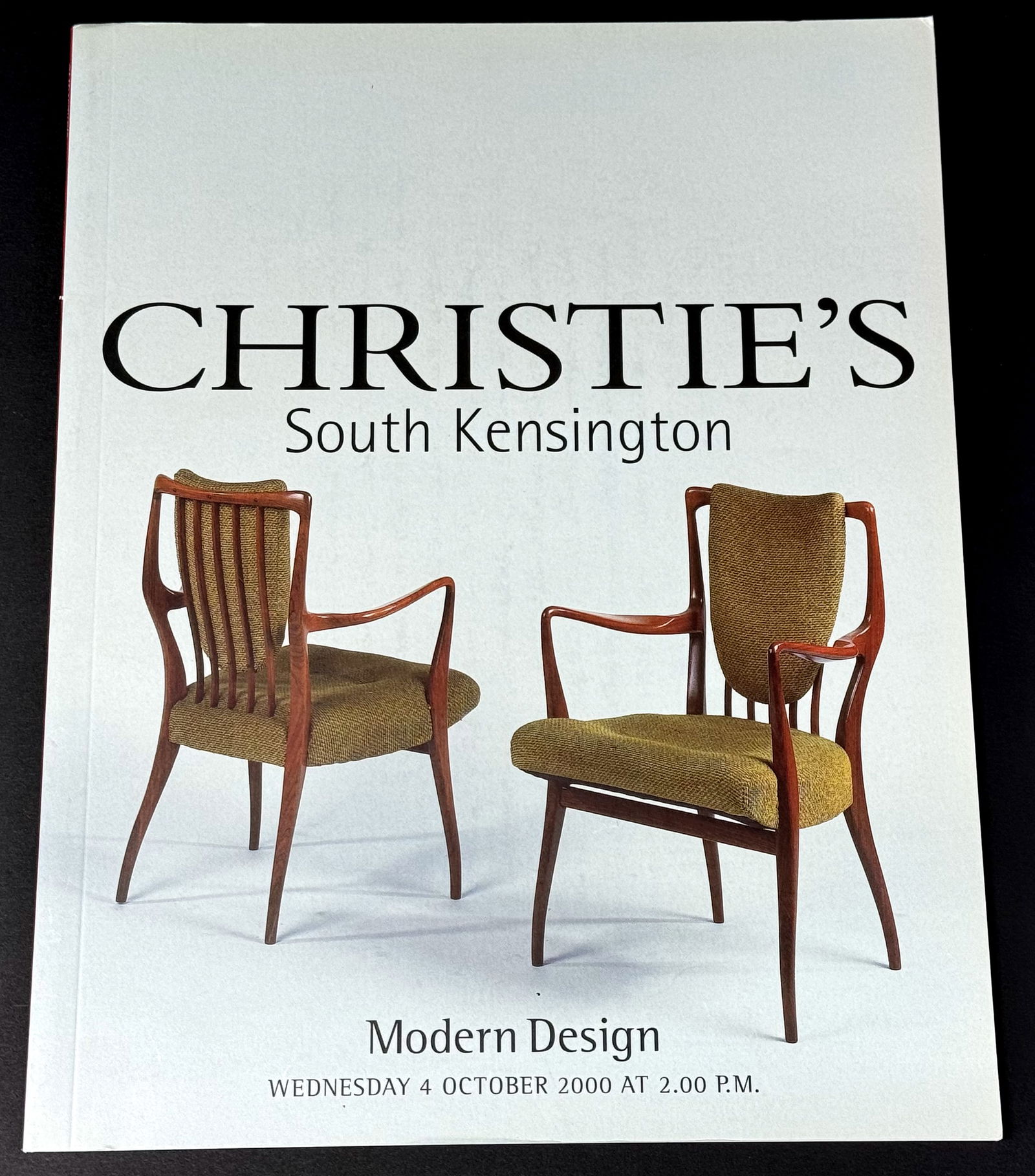 Christie's Important Design,( Modern )South Kensington, 10/04/00 Aauction Catalog.: IN HOUSE FLAT SHIPPING & HANDLING COST WITHIN ALL THE U.S. : 7 To bypass LiveShipping, and use our In-House shipping service for 7 or shipping combined for multiple lots, please select “Arrange