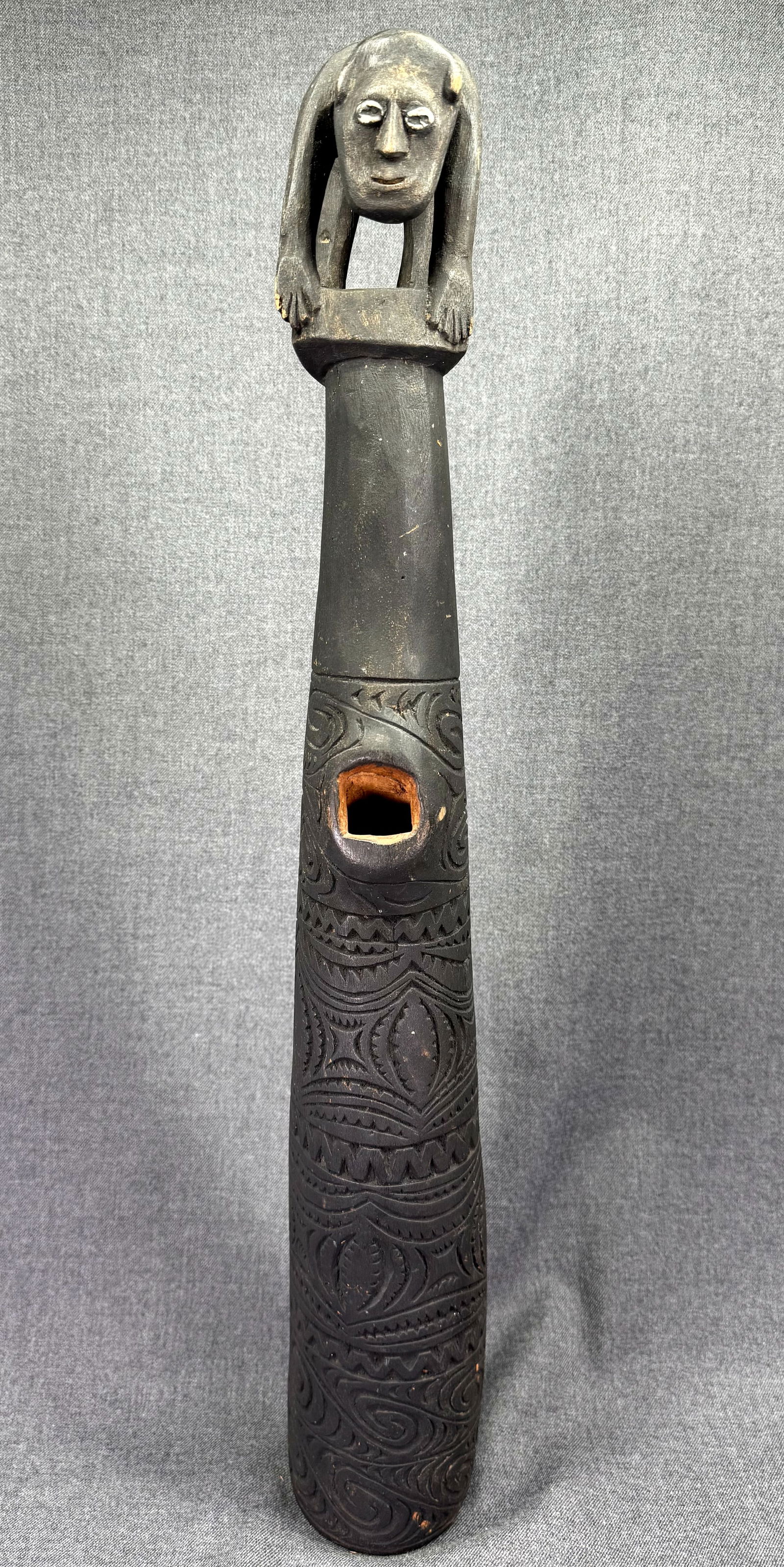 Papua New Guinea Iatmul, Middle Sepik, Kul Trumpet. (1 of 14)